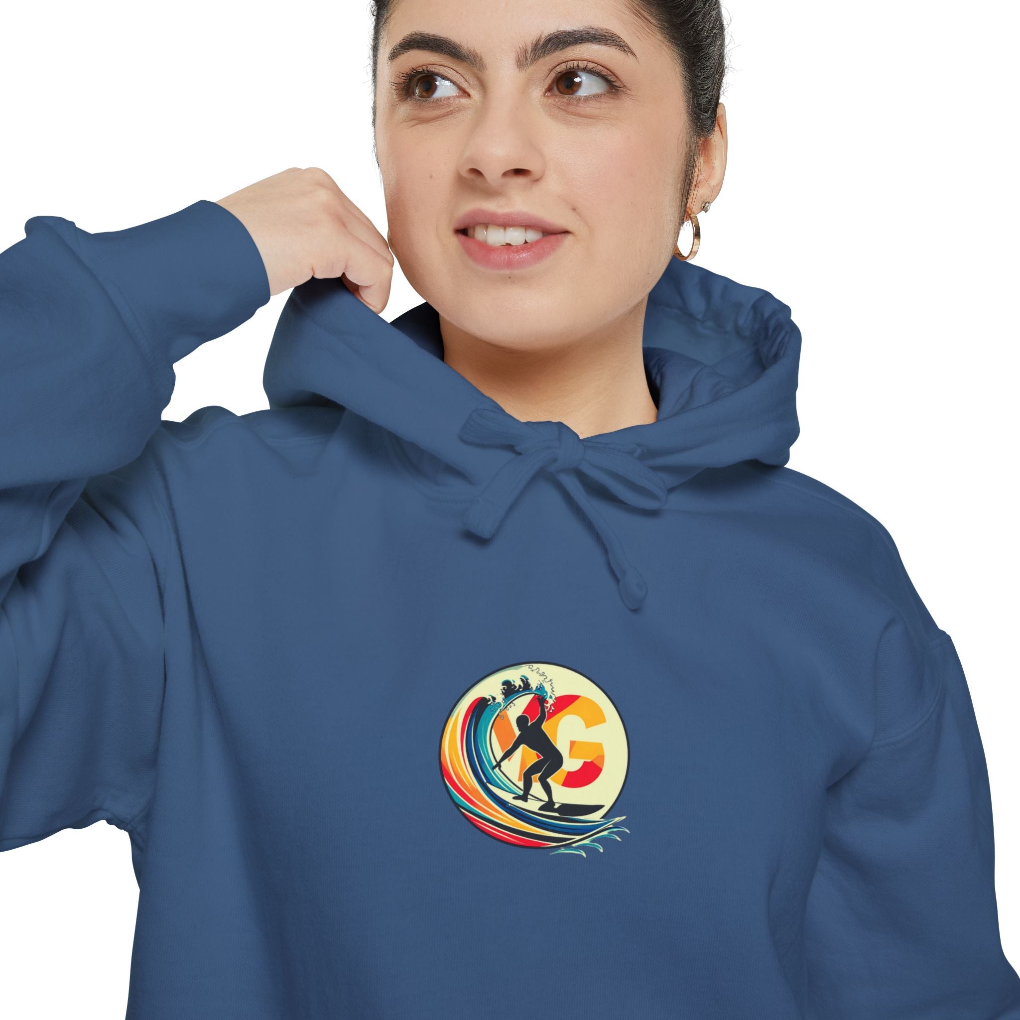 Sweat à capuche unisexe Surf Art