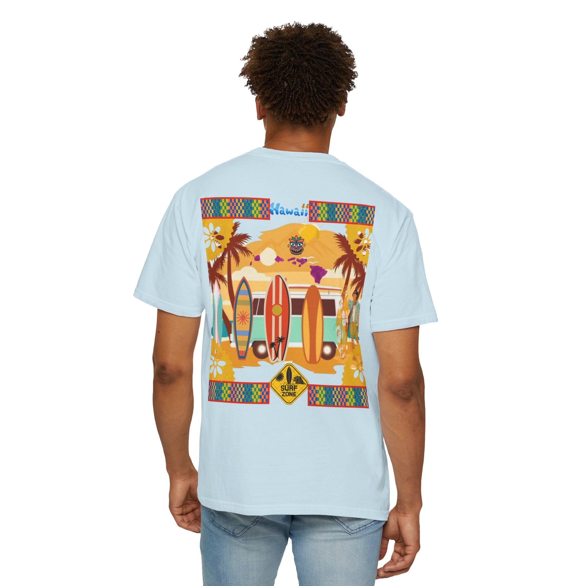 T-shirt unisexe teint en vêtement