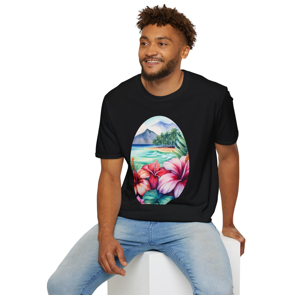 T-shirt unisexe flower