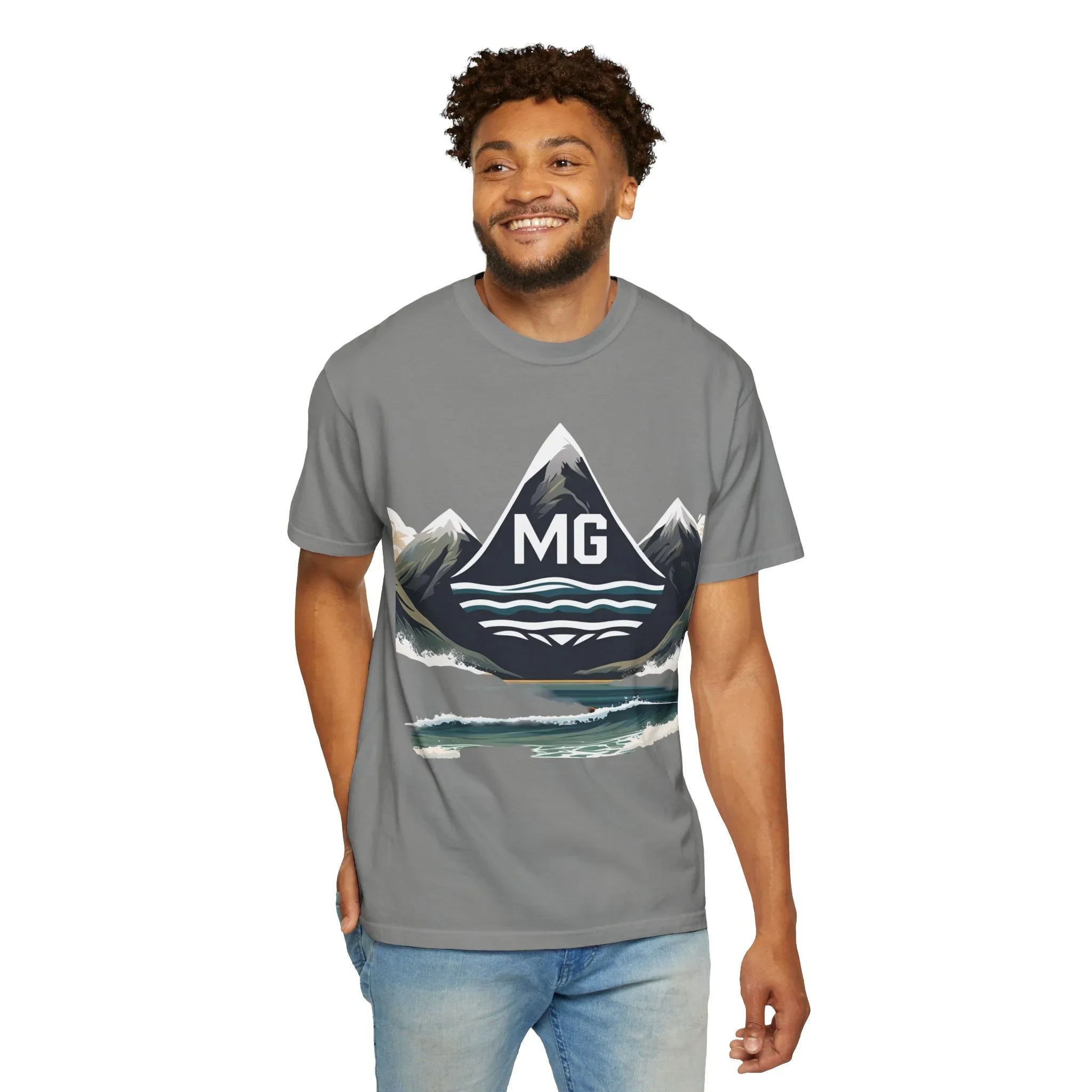 T-shirt unisexe Montagne et Mer