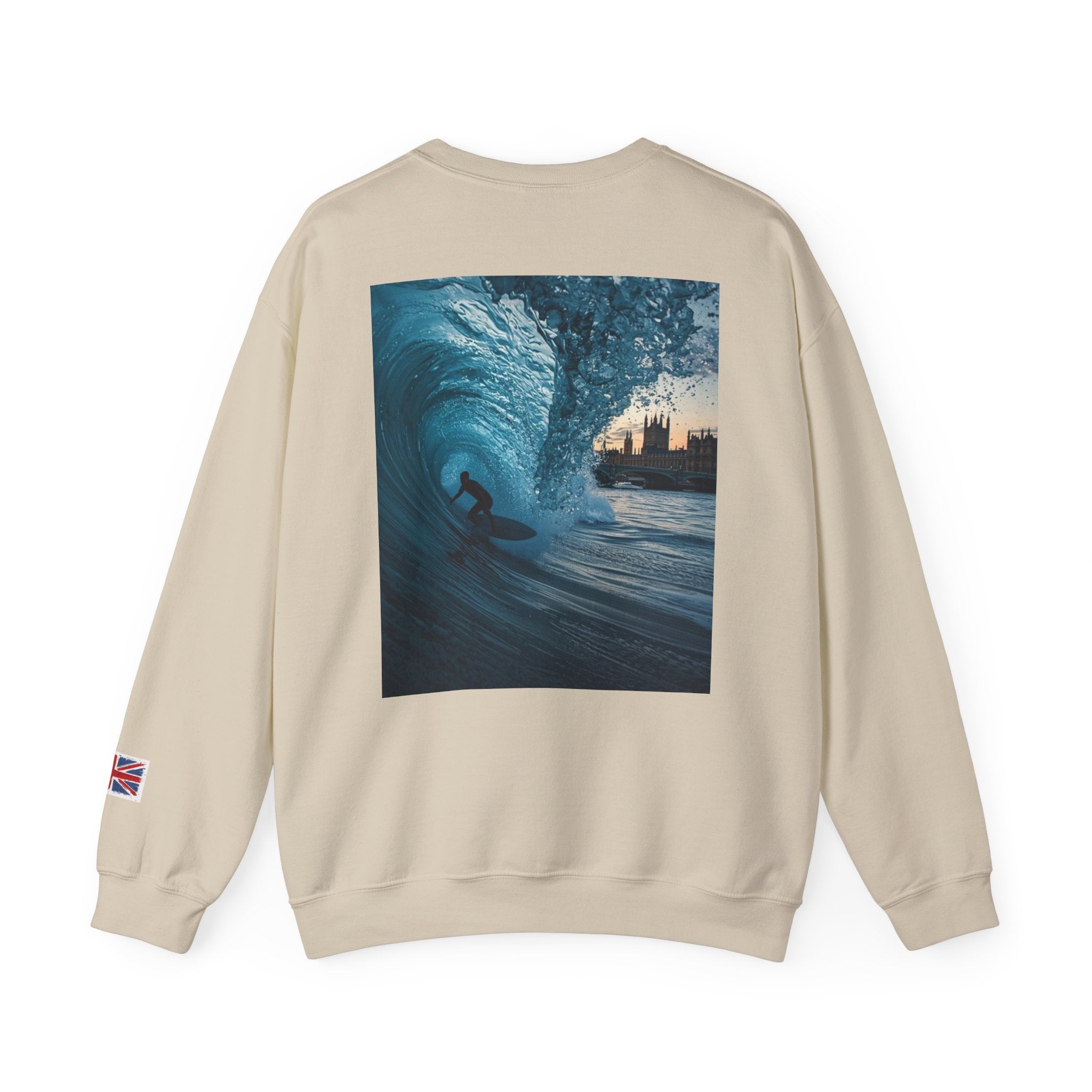 Sweat-shirt ras du cou unisexe Surf Vibes - Parfait pour les amoureux de la plage