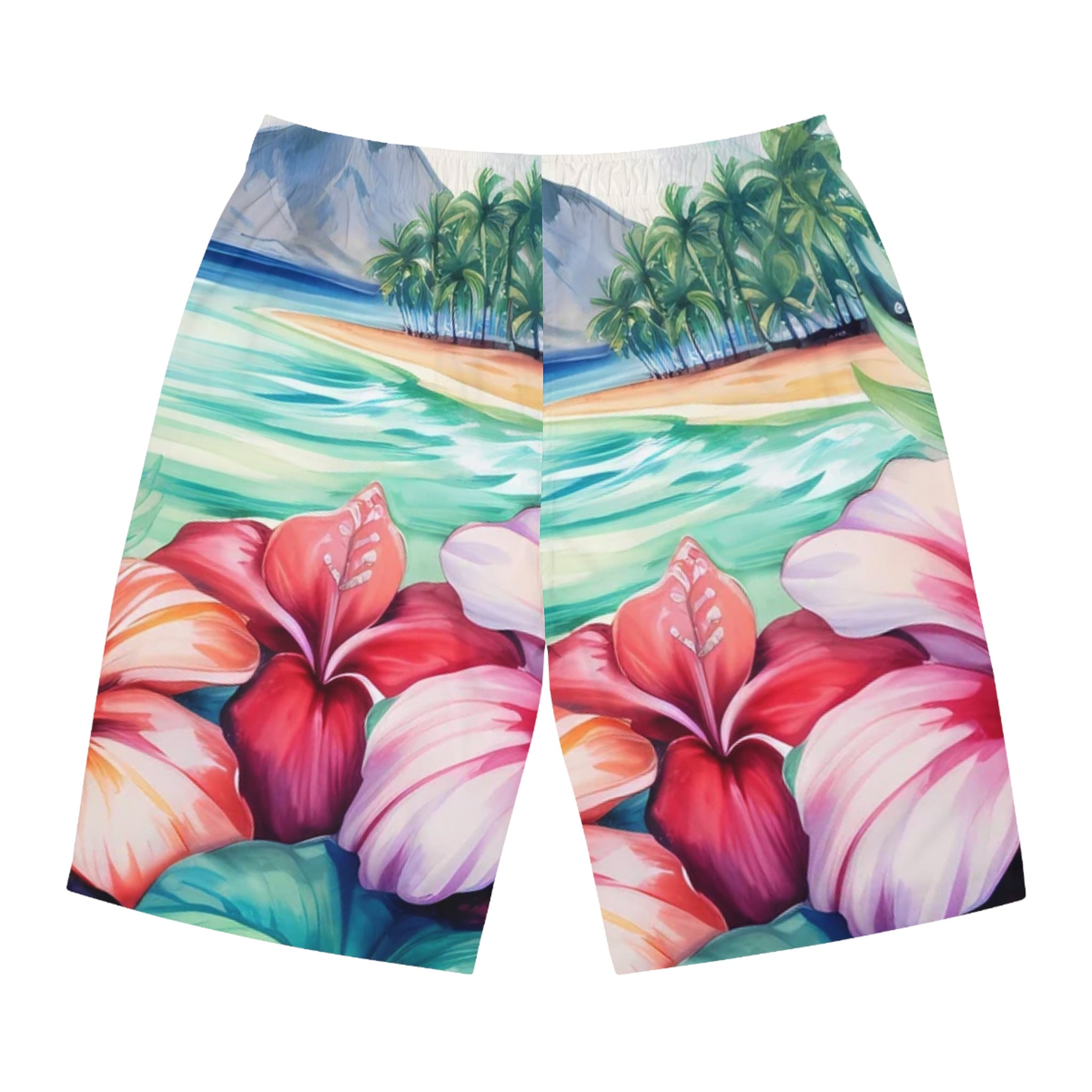 Shorts, Maillot de Bain à fleurs tropicales pour hommes pour le plaisir de l'été