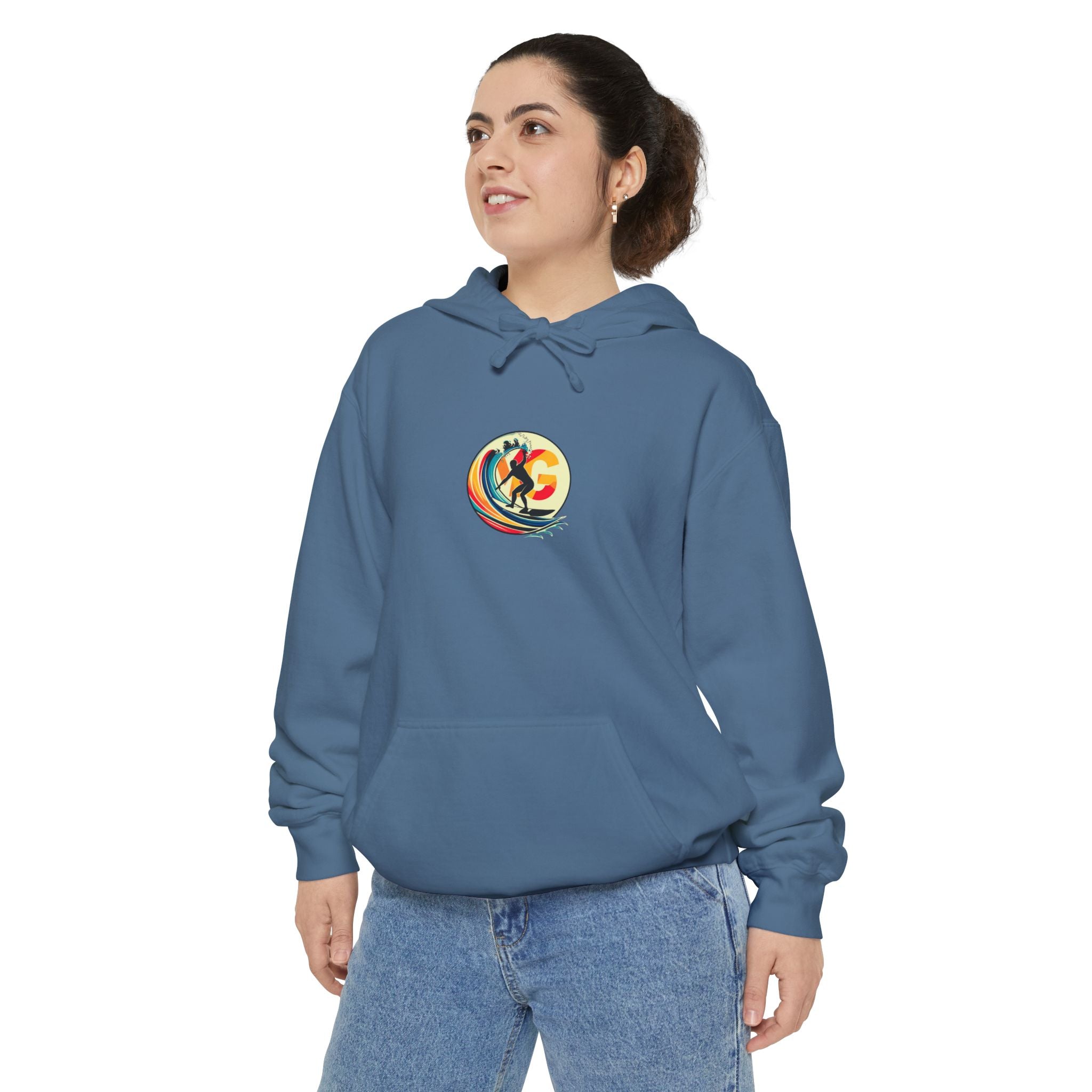 Sweat à capuche unisexe Surf Art