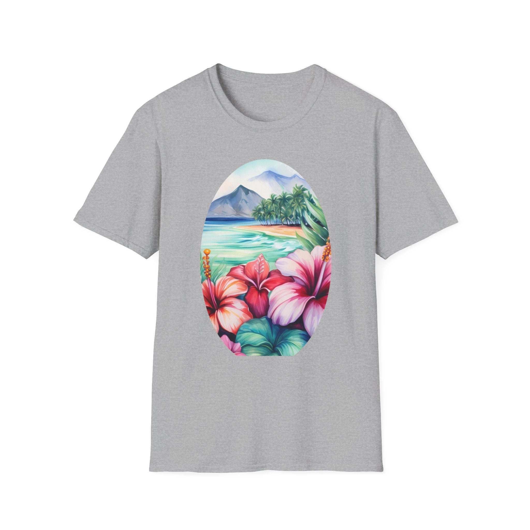 T-shirt unisexe flower