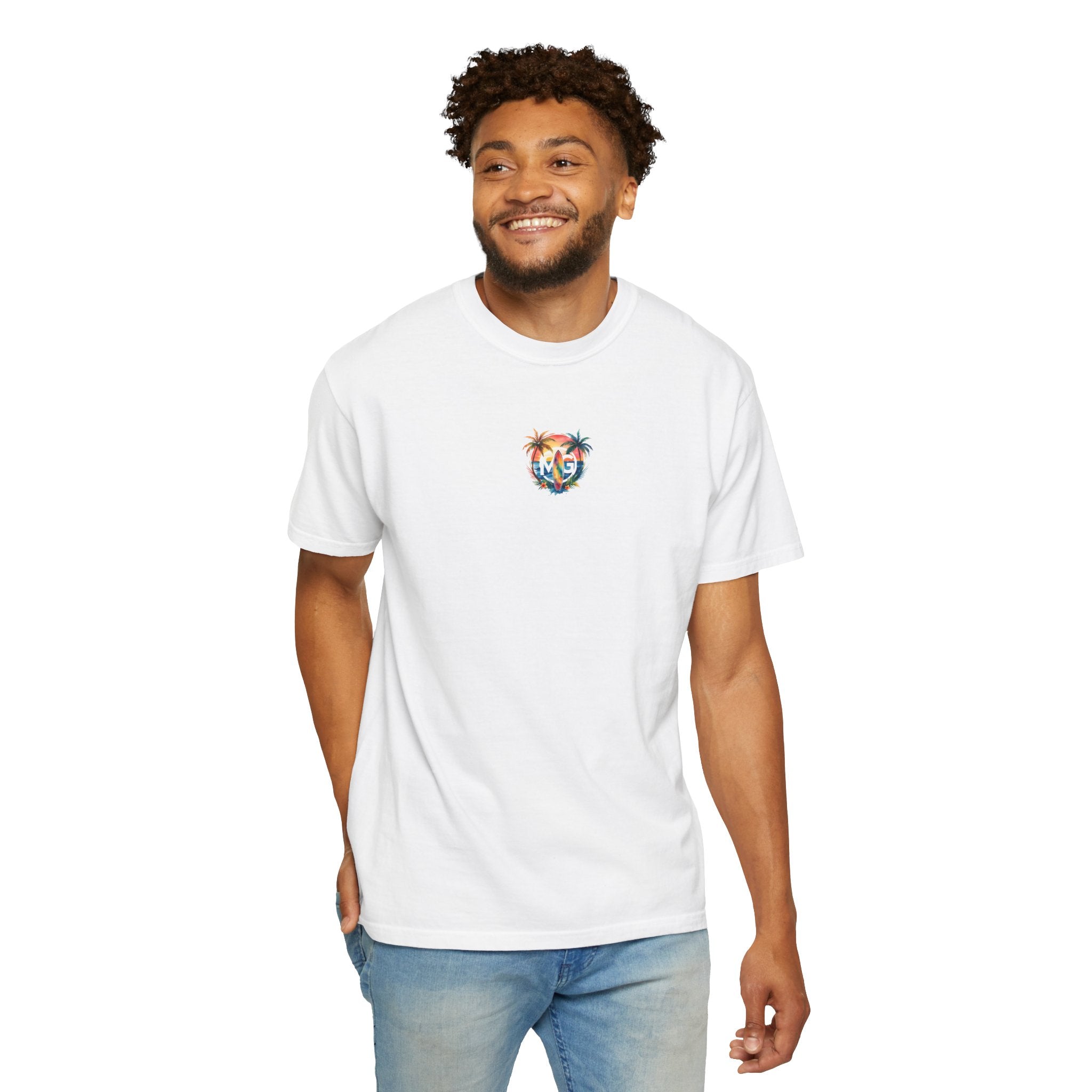 T-shirt unisexe teint en vêtement