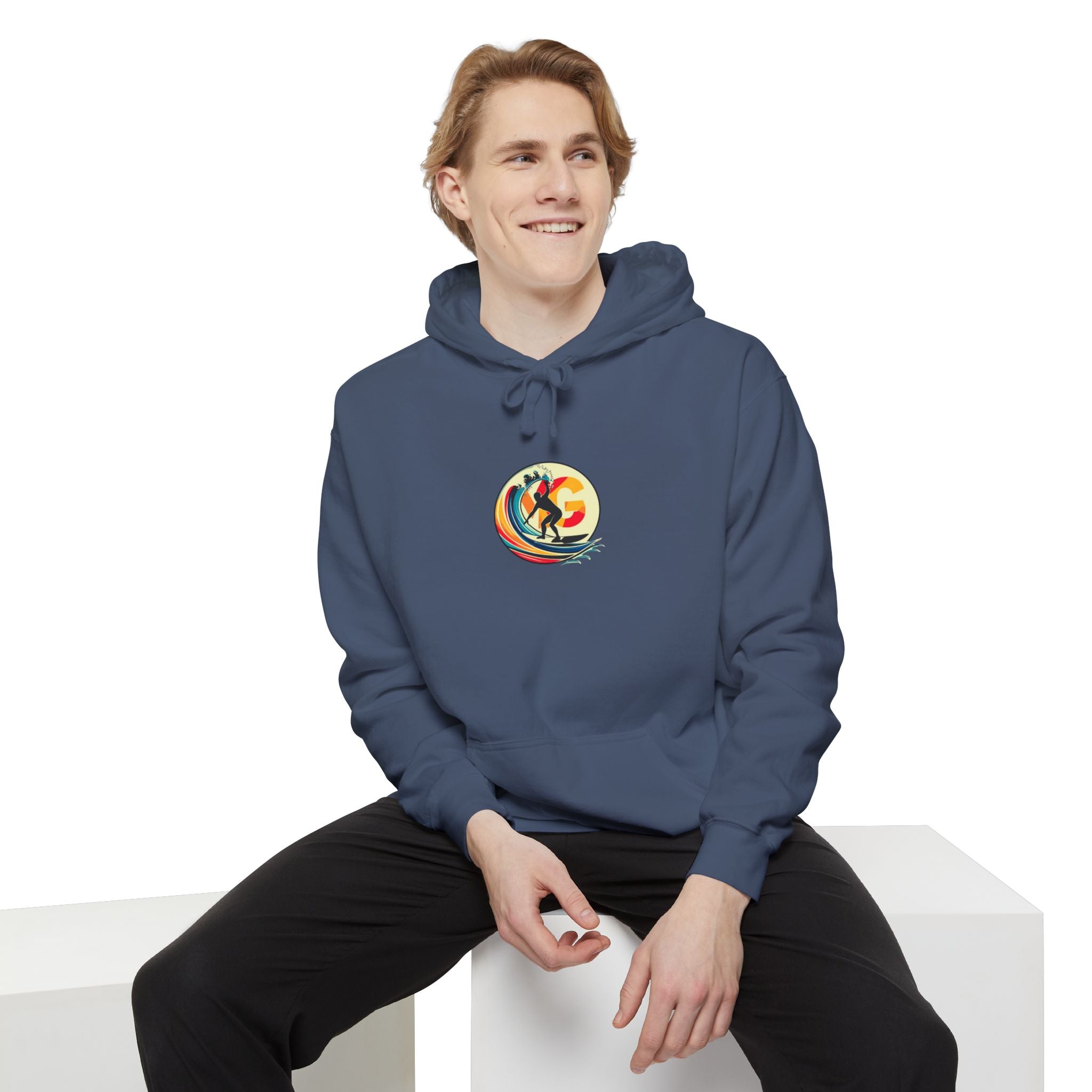 Sweat à capuche unisexe Surf Art