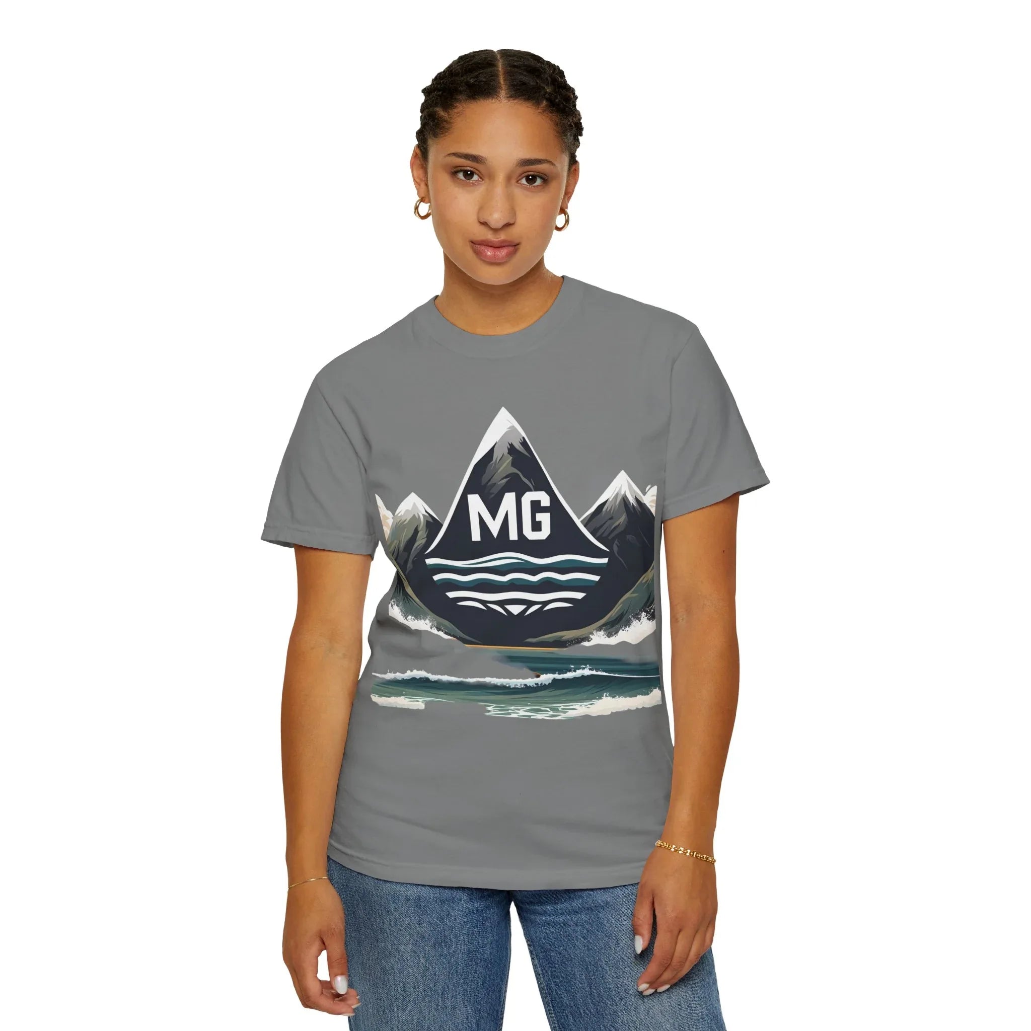 T-shirt unisexe Montagne et Mer