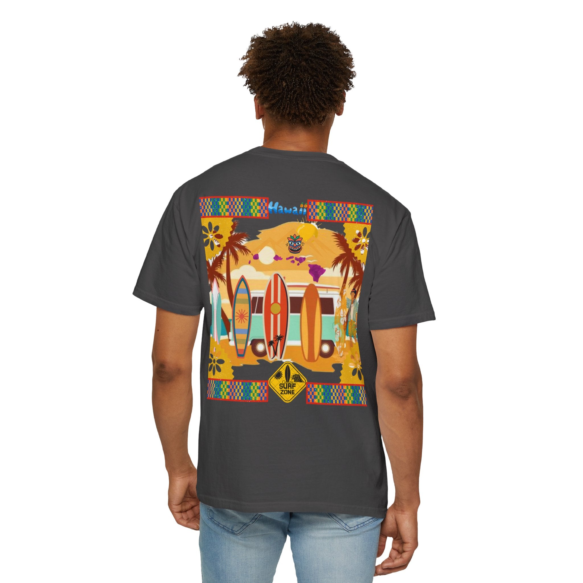 T-shirt unisexe teint en vêtement