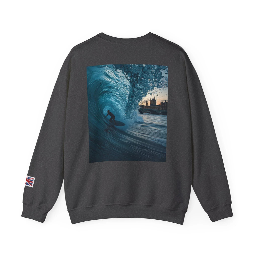 Sweat-shirt ras du cou unisexe Surf Vibes - Parfait pour les amoureux de la plage - MG Surf Wear