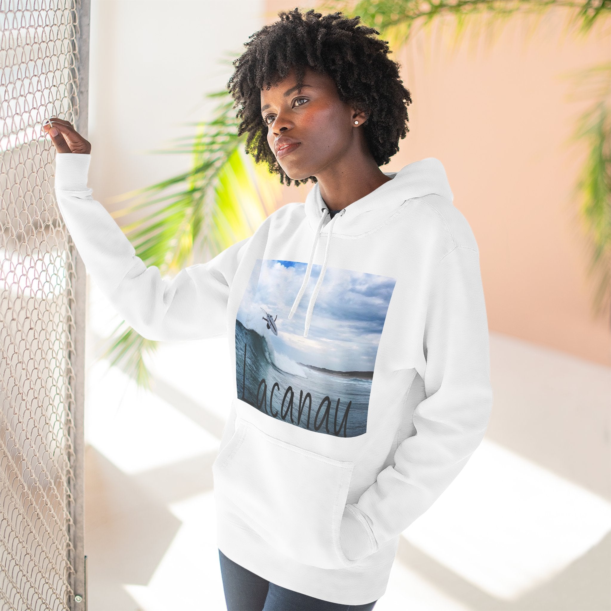Sweat à capuche unisexe Lacanau